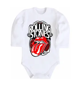 Дитячий бодік The Rolling Stones retro Білий фото
