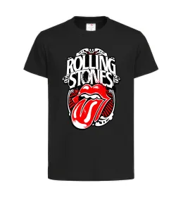 Детская футболка The Rolling Stones retro Черный фото