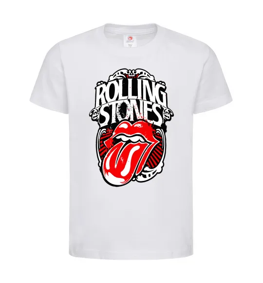 Дитяча футболка The Rolling Stones retro Білий фото