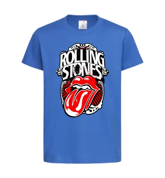 Дитяча футболка The Rolling Stones retro Яскраво-синій фото