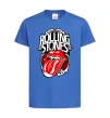 Дитяча футболка The Rolling Stones retro Яскраво-синій фото