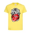 Дитяча футболка The Rolling Stones retro Лимонний фото