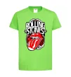 Дитяча футболка The Rolling Stones retro Лаймовий фото