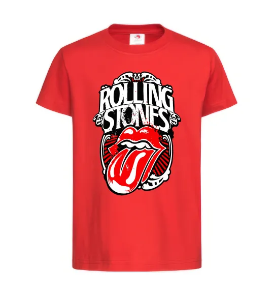 Дитяча футболка The Rolling Stones retro Червоний фото