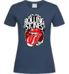 Жіноча футболка The Rolling Stones retro Темно-синій фото