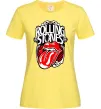 Жіноча футболка The Rolling Stones retro Лимонний фото