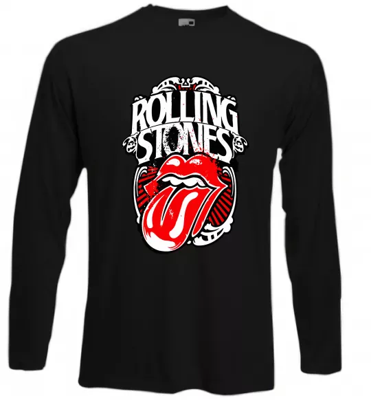 Лонгслив The Rolling Stones retro Черный фото