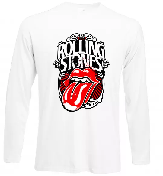 Лонгслив The Rolling Stones retro Белый фото