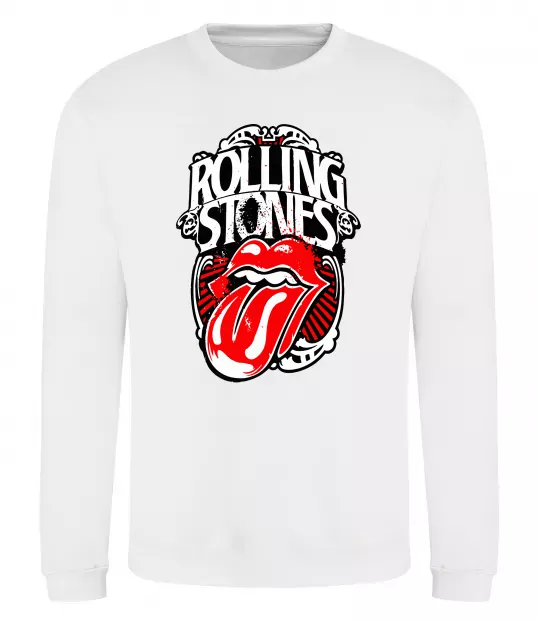 Свитшот The Rolling Stones retro Белый фото