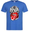 Мужская футболка The Rolling Stones retro Ярко-синий фото