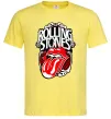 Мужская футболка The Rolling Stones retro Лимонный фото