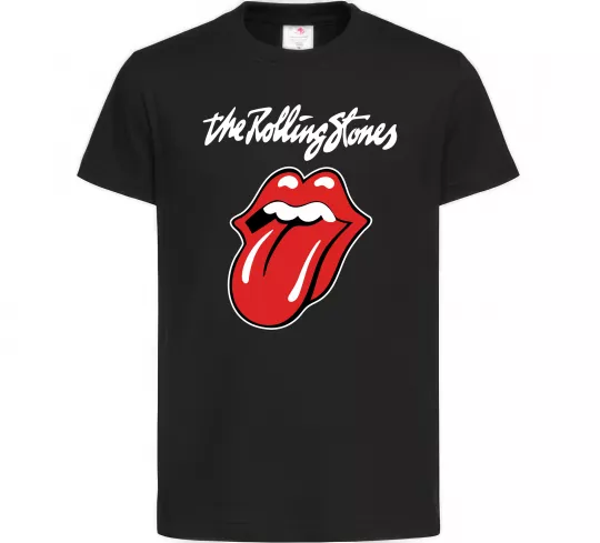 Дитяча футболка The Rolling Stones Чорний фото