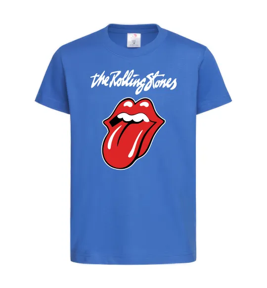 Детская футболка The Rolling Stones Ярко-синий фото