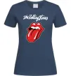 Женская футболка The Rolling Stones Темно-синий фото