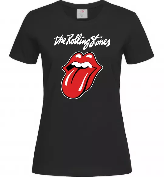 Женская футболка The Rolling Stones Черный фото