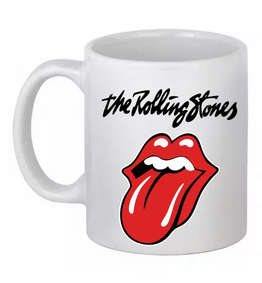 Чашка керамічна The Rolling Stones Білий фото