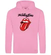 Мужская толстовка (худи) The Rolling Stones Розовый фото