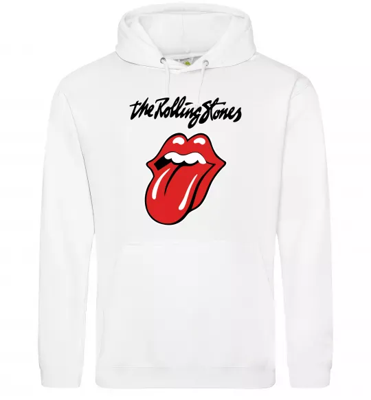 Мужская толстовка (худи) The Rolling Stones Белый фото