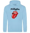 Женская толстовка (худи) The Rolling Stones Голубой фото