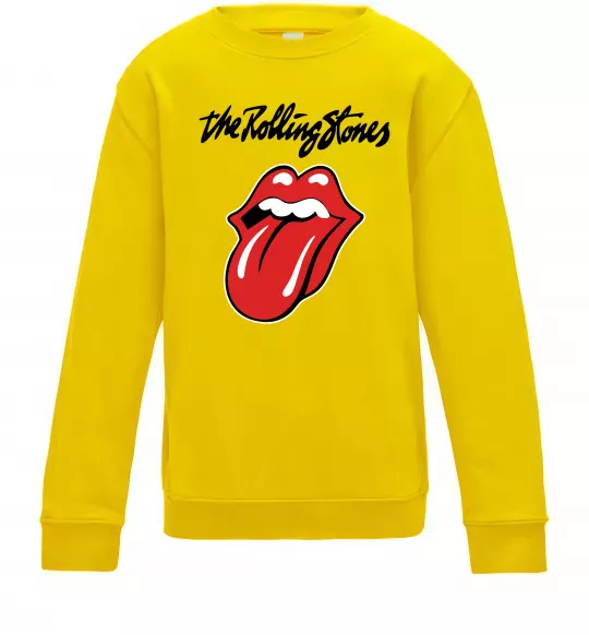 Дитячий світшот The Rolling Stones Сонячно жовтий фото