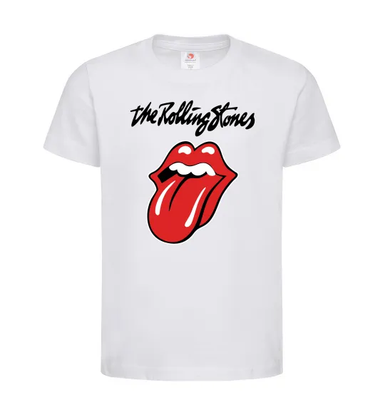 Детская футболка The Rolling Stones Белый фото