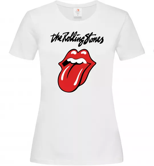 Женская футболка The Rolling Stones Белый фото