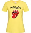 Женская футболка The Rolling Stones Лимонный фото