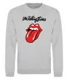 Свитшот The Rolling Stones Серый меланж фото