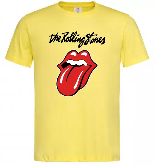 Мужская футболка The Rolling Stones Лимонный фото