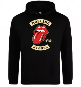 Мужская толстовка (худи) The Rolling Stones Черный фото