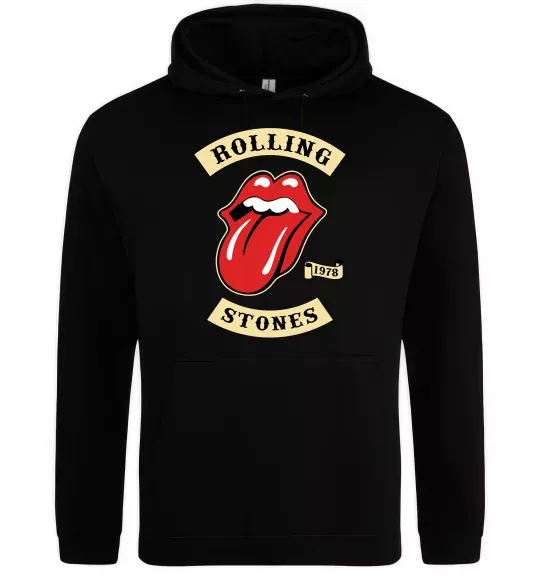 Женская толстовка (худи) The Rolling Stones 1978 Черный фото