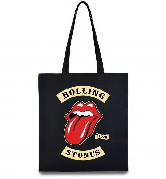 Еко-сумка The Rolling Stones 1978 Чорний фото