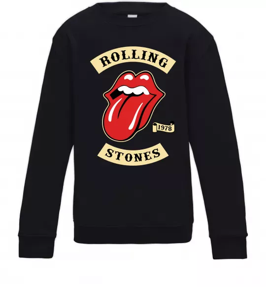 Детский Свитшот The Rolling Stones 1978 Черный фото