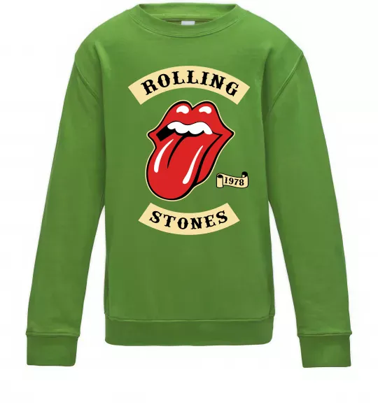 Детский Свитшот The Rolling Stones 1978 Лаймовый фото