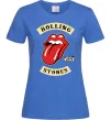 Женская футболка The Rolling Stones 1978 Ярко-синий фото