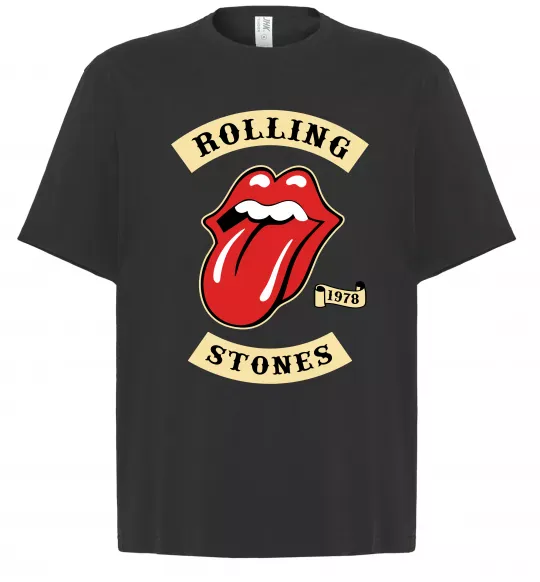 Футболка Оверсайз The Rolling Stones 1978 Черный фото