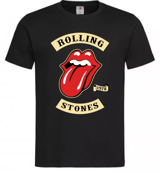 Мужская футболка The Rolling Stones 1978 Черный фото