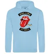 Мужская толстовка (худи) The Rolling Stones 1978 Голубой фото