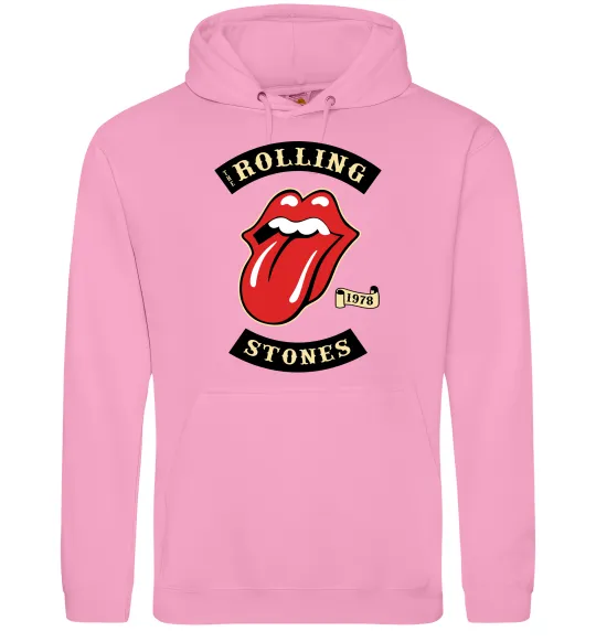 Женская толстовка (худи) The Rolling Stones 1978 Розовый фото