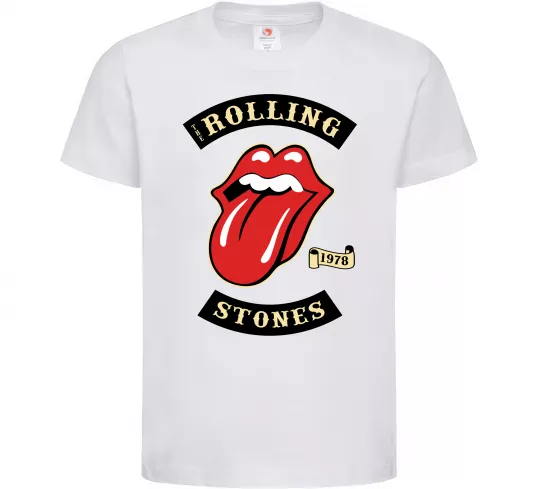 Дитяча футболка The Rolling Stones 1978 Білий фото
