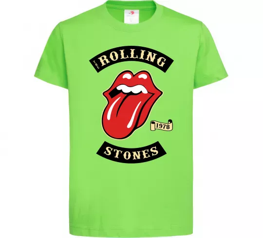 Дитяча футболка The Rolling Stones 1978 Лаймовий фото