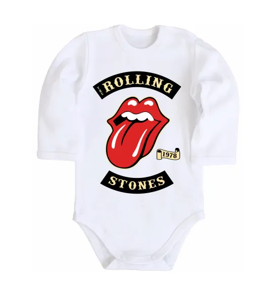 Детский боди The Rolling Stones 1978 Белый фото