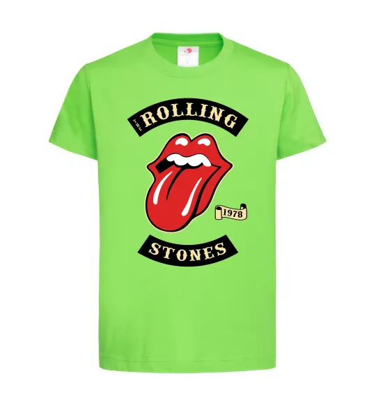 Дитяча футболка The Rolling Stones 1978 Лаймовий фото