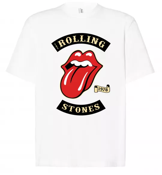Футболка Оверсайз The Rolling Stones 1978 Белый фото