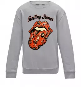 Детский Свитшот The Rolling Stones song Серый меланж фото