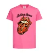 Дитяча футболка Tattoo Rolling Stones Яскраво-рожевий фото