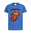 Дитяча футболка Tattoo Rolling Stones Яскраво-синій фото