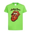 Дитяча футболка Tattoo Rolling Stones Лаймовий фото