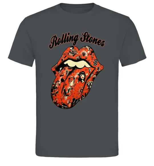 Мужская футболка Tattoo Rolling Stones Графит фото