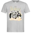 Чоловіча футболка The Beatles retro poster Сірий фото